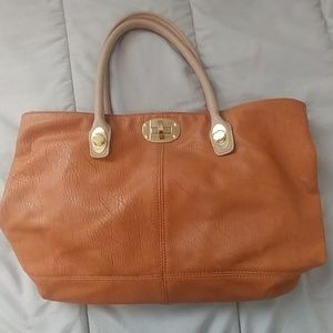 Charming Charlie Camel Tan Fall Purse